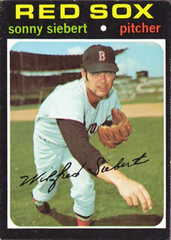 Sonny Siebert 1971 Topps Baseball card